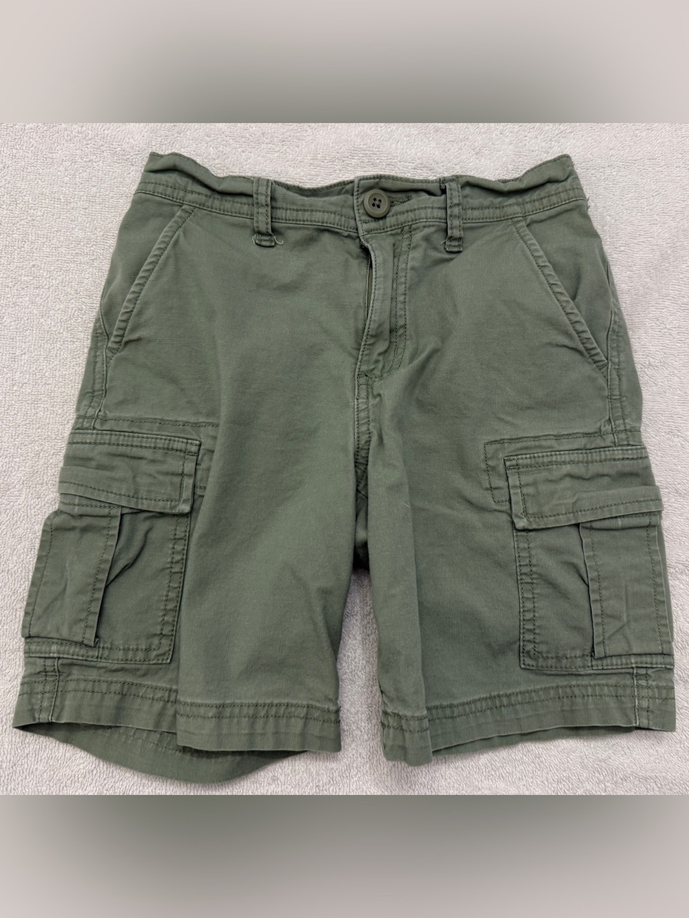 art class Olive Green Cargo Shorts for Kids